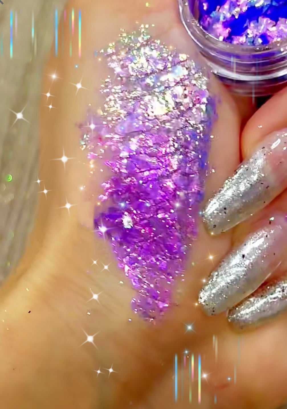 Inked Doll Cosmetics - PLANETARY FORCE “Galactal Goddess” Gel Flakes