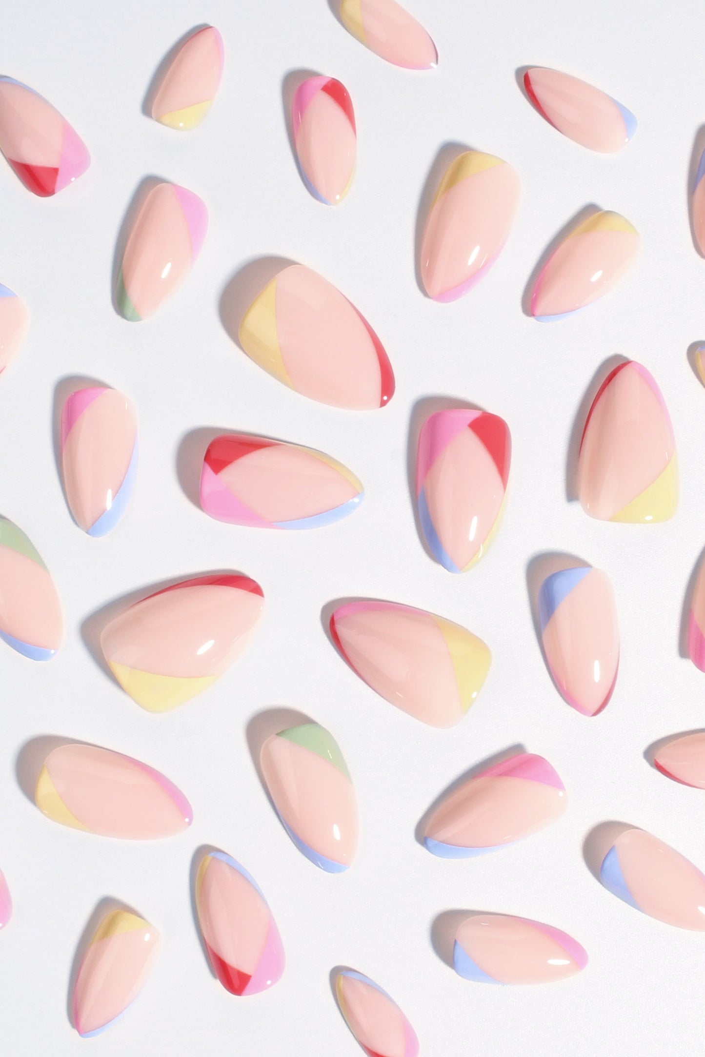 Bonmuz - Tropical Splash | Soft & Durable Press-On Nails