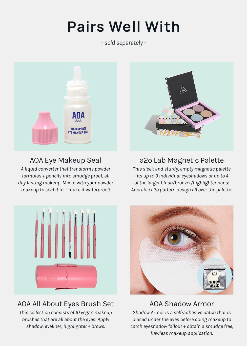 AOA Single Pressed Eyeshadow - Jade
