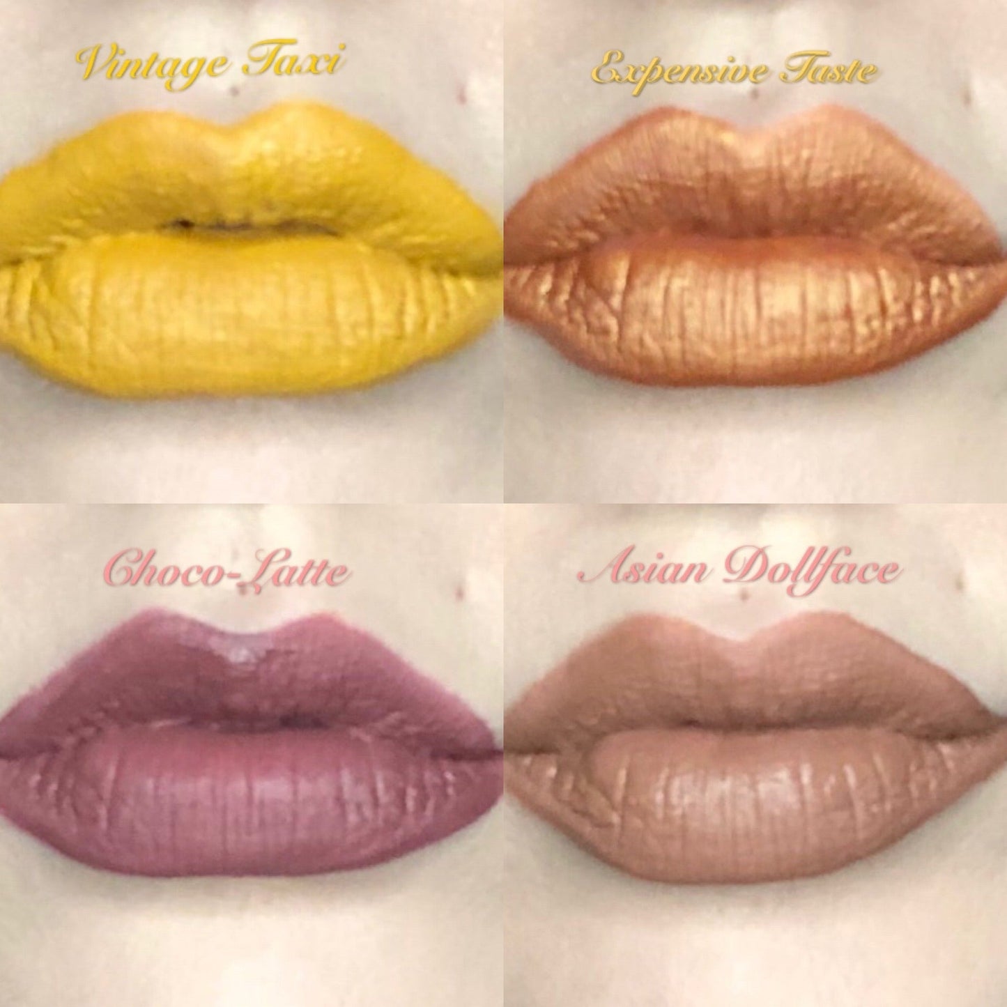 Inked Doll Cosmetics - THE "NUDES/GOLDS!!" DOLLICIOUS MATTE VEGAN LIQUID LIPSTICK