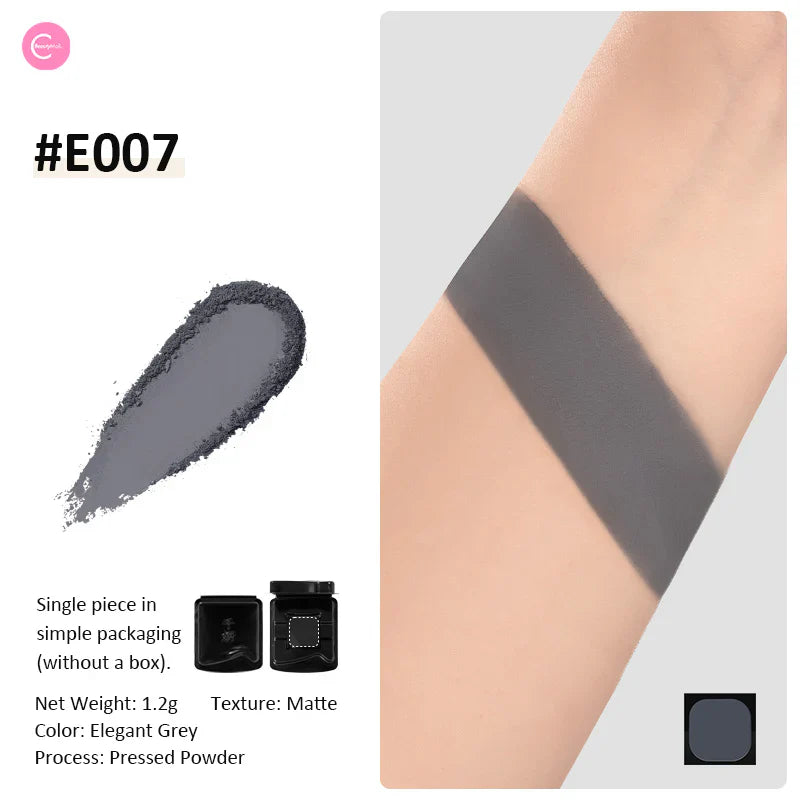 E007 (Elegant Grey) - Single Eyeshadow - Cheeryep
