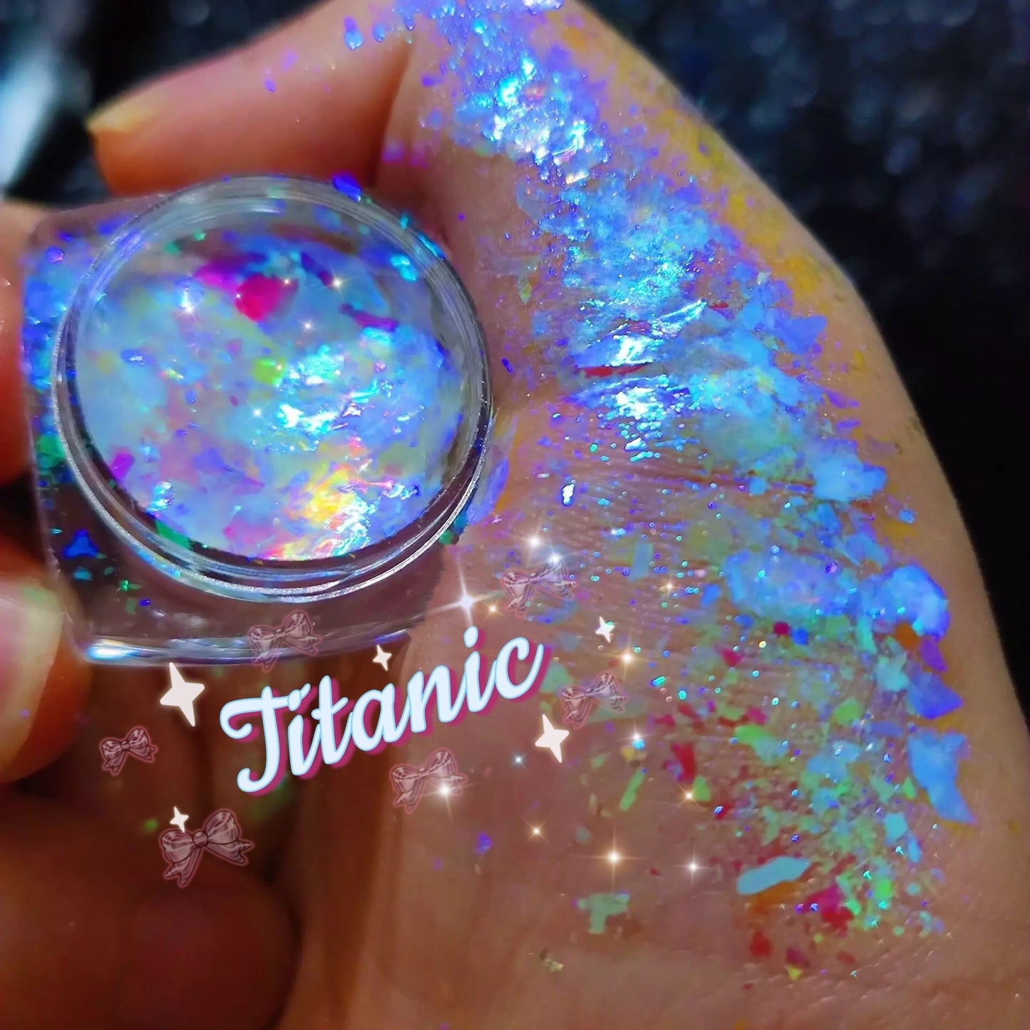 Inked Doll Cosmetics - TITANIC “Ice Glacier” Gel Flakes