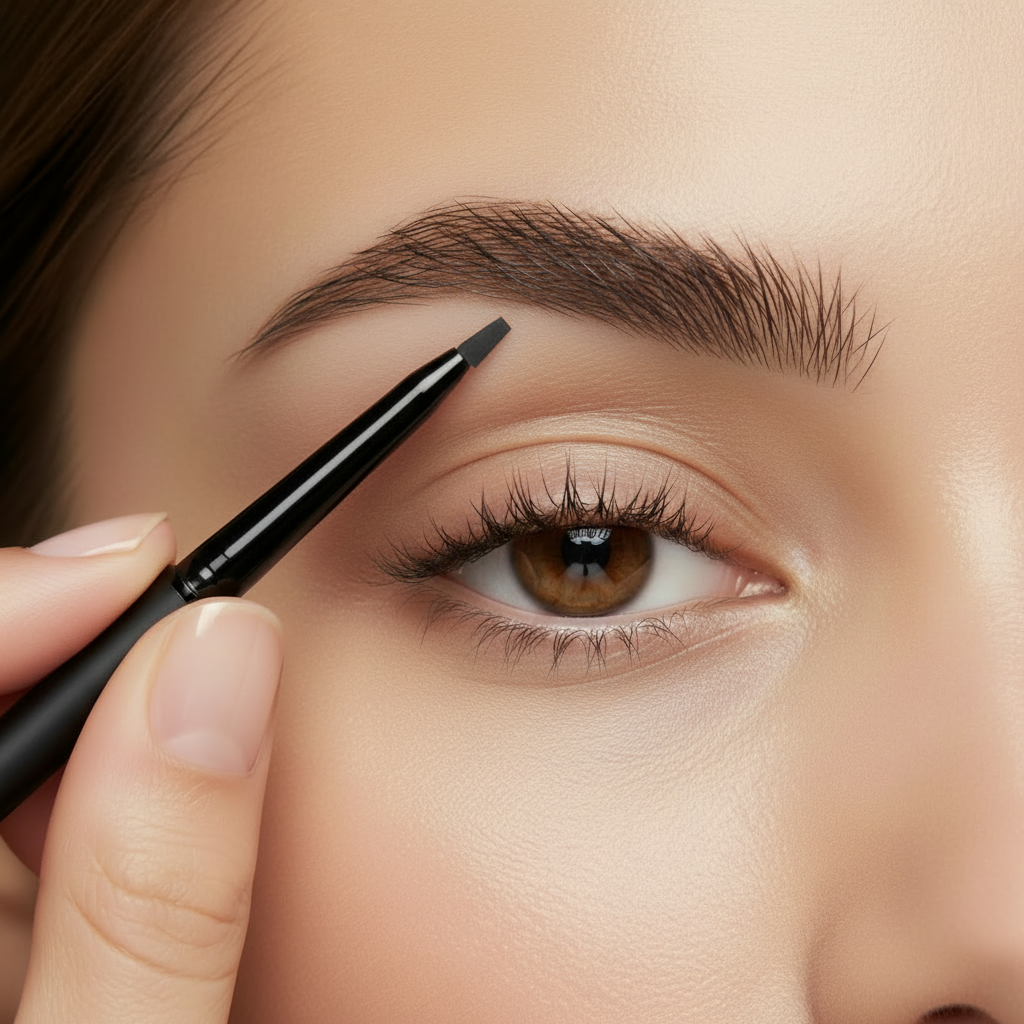 Crown Brush - 2-Sided Eyebrow Pencil - BP01 Black