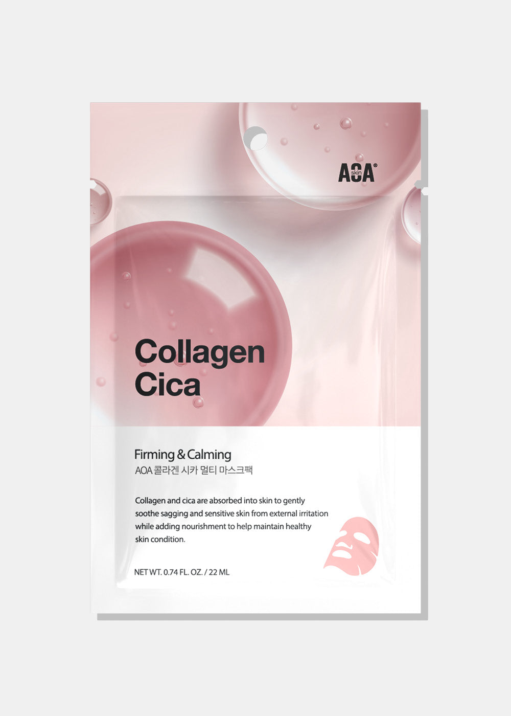 AOA Skin Collagen + Cica Sheet Mask