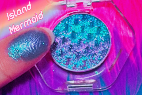 Inked Doll Cosmetics - ISLAND MERMAID “MERMAIDIA COLLECTION” PRESSED TRIPLECHROME