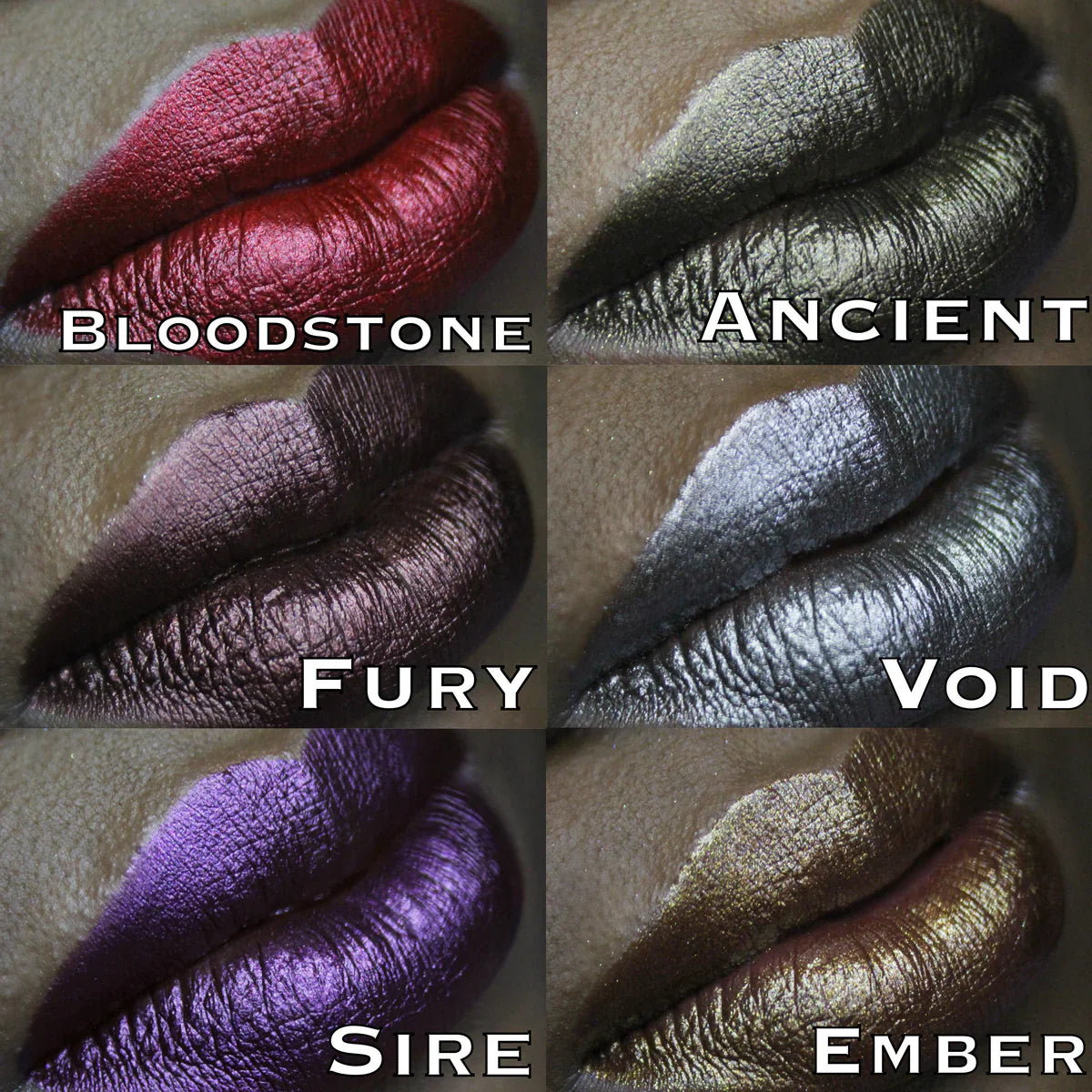 Ancient Menacing Metals Lipstick - Unearthly Cosmetics