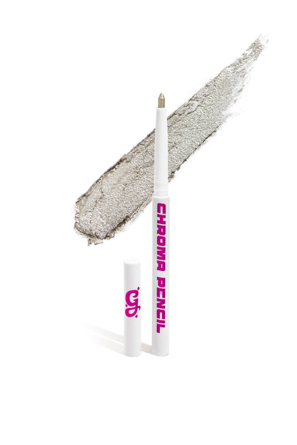 Titanium Chroma Pencil (Silver) - Duochrome Pencil - Glisten Cosmetics