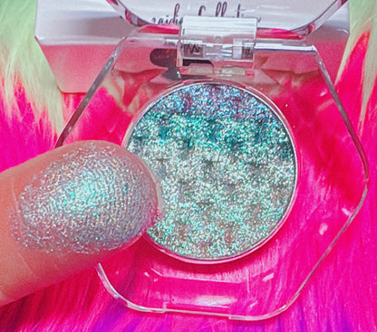 Inked Doll Cosmetics - AQUARIA “MERMAIDIA COLLECTION” PRESSED TRIPLECHROME