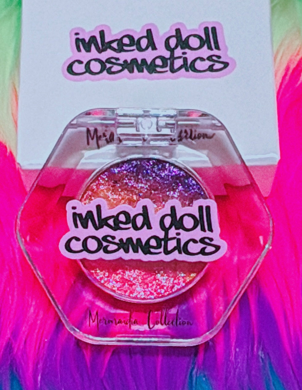 Inked Doll Cosmetics - MER-CHELLA “MERMAIDIA COLLECTION” PRESSED TRIPLECHROME
