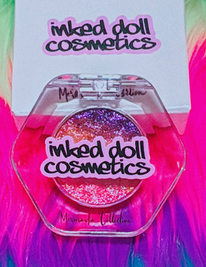 Inked Doll Cosmetics - MER-CHELLA “MERMAIDIA COLLECTION” PRESSED TRIPLECHROME