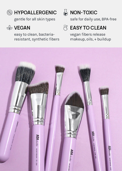 AOA UltraViolet Single Face Brushes
