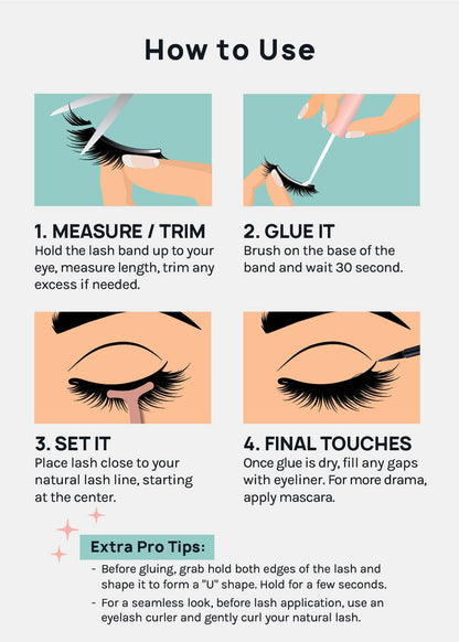A+ Glam 3D Faux Mink Lashes - Seoul