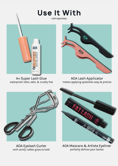 A+ Glam 3D Faux Mink Lashes - Seoul