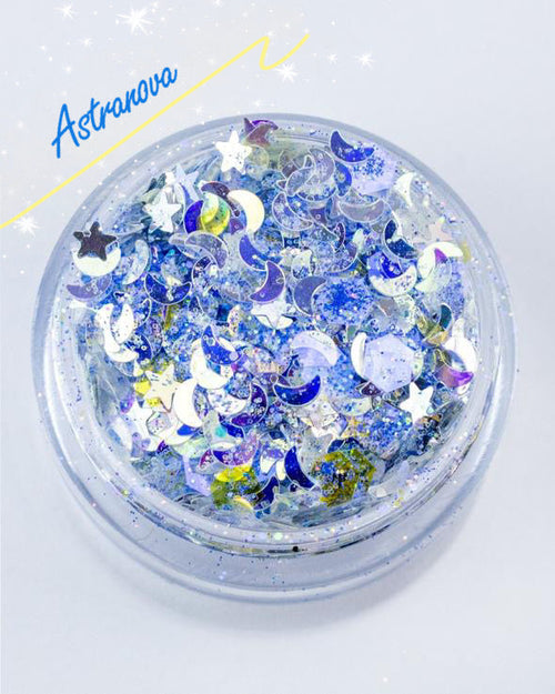 Inked Doll Cosmetics - ASTRANOVA Chunky Festival Glamdoll Glitter