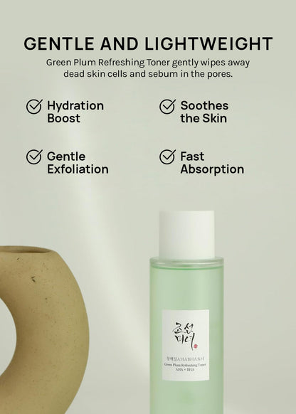 Beauty of Joseon Green Plum Refreshing Toner: AHA + BHA 150ml