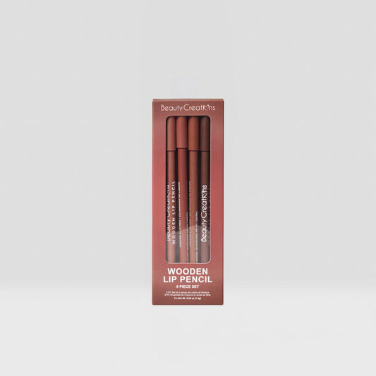 Wooden Lip Pencil 6 Pc Set
