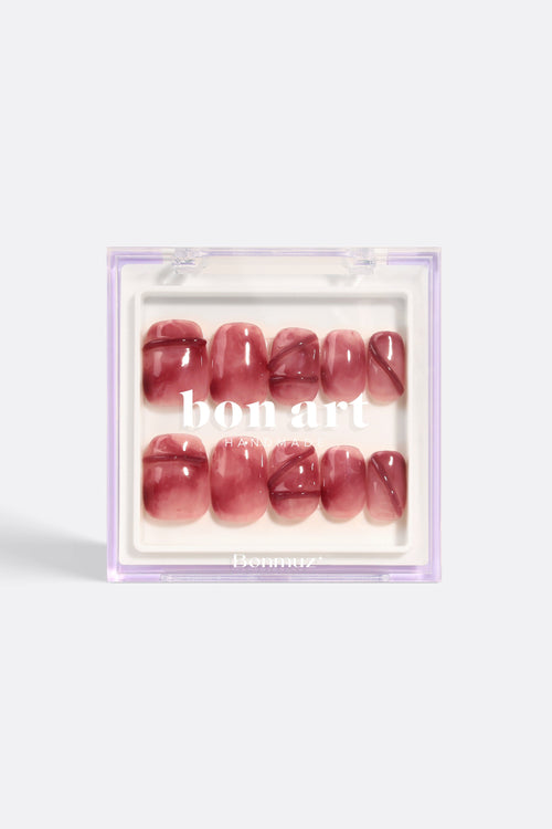 Bonmuz - Vintage Garnet | Pro Handmade Gel Nails