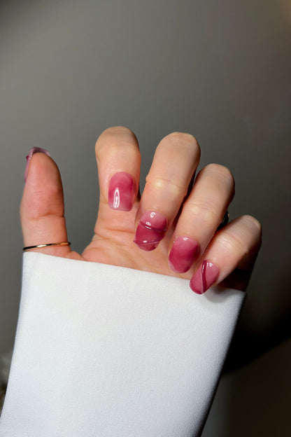 Bonmuz - Vintage Garnet | Pro Handmade Gel Nails