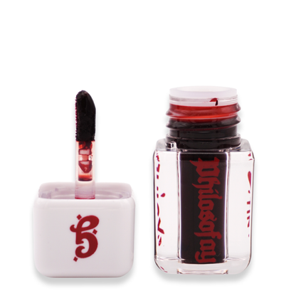 Bitten (Dark Red) Juicy Tint - Lip Tint - Glisten Cosmetics X Philosofay