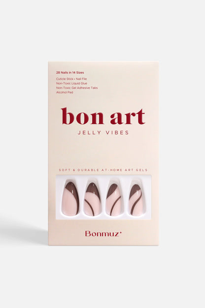Bonmuz - Brewed Serenade | Soft & Durable Press-On Nails
