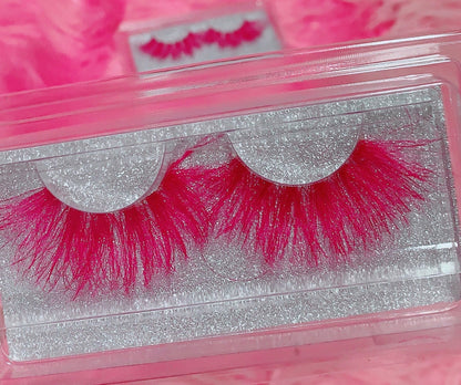 Inked Doll Cosmetics - *BARBIE-LICIOUS* (Pink) DreamDoll COLOR Lashes !