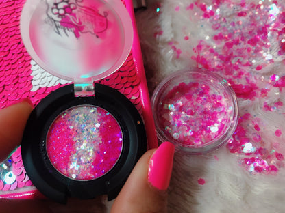 Inked Doll Cosmetics - *BLing BLing BARBIE* Pressed Glitter