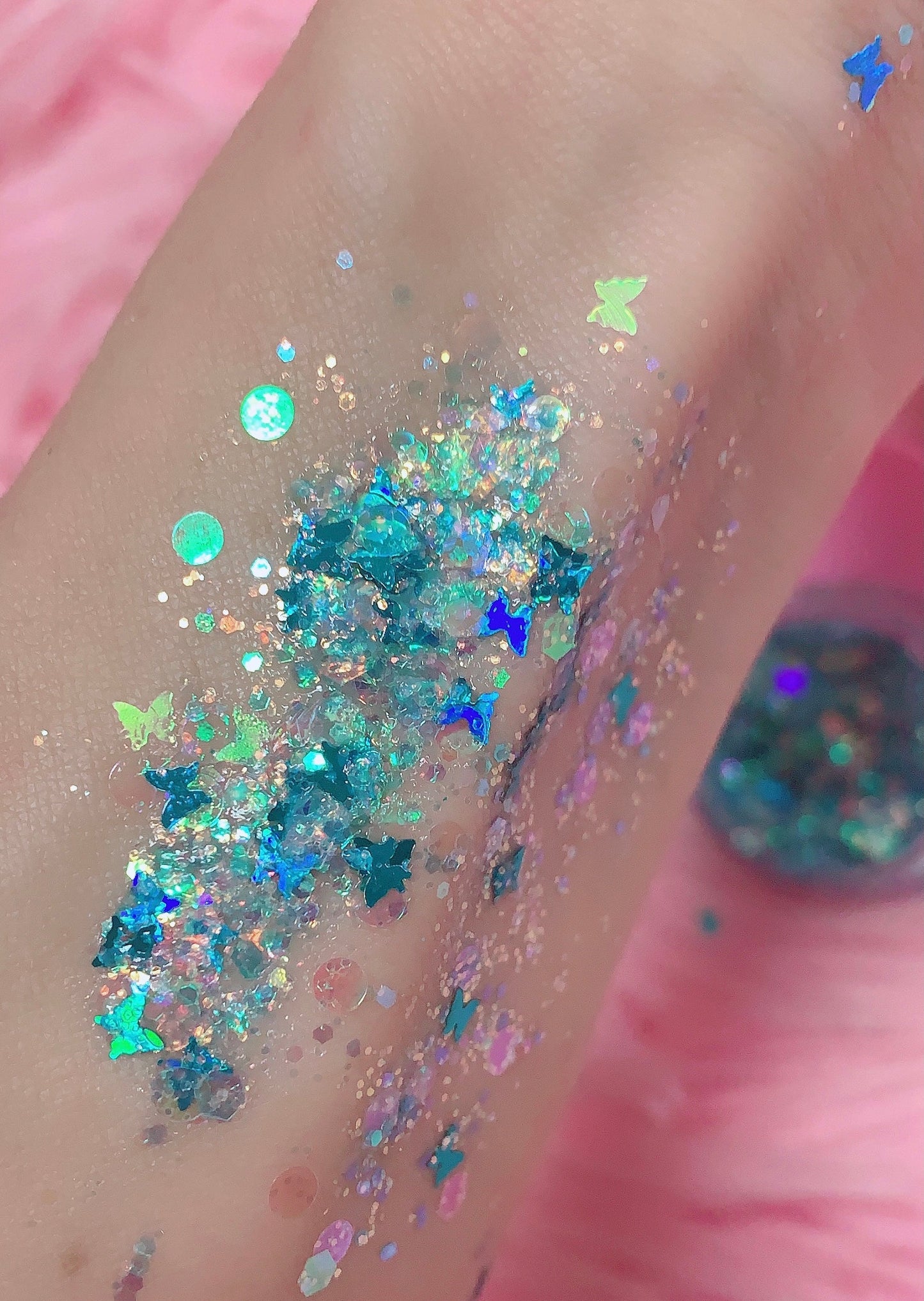 Inked Doll Cosmetics - MERMAID BUTTAFLY GLOW! GLITTER GEL