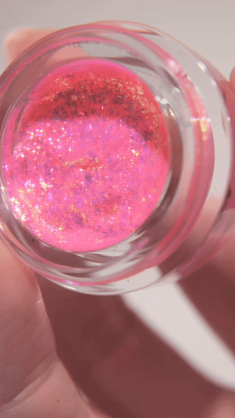 Candy Chroma Flakes (Pink) - Duochrome Pigment - Glisten Cosmetics