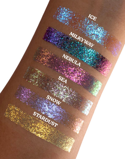 Sea Chroma Flakes (Turquoise) - Duochrome Pigment - Glisten Cosmetics