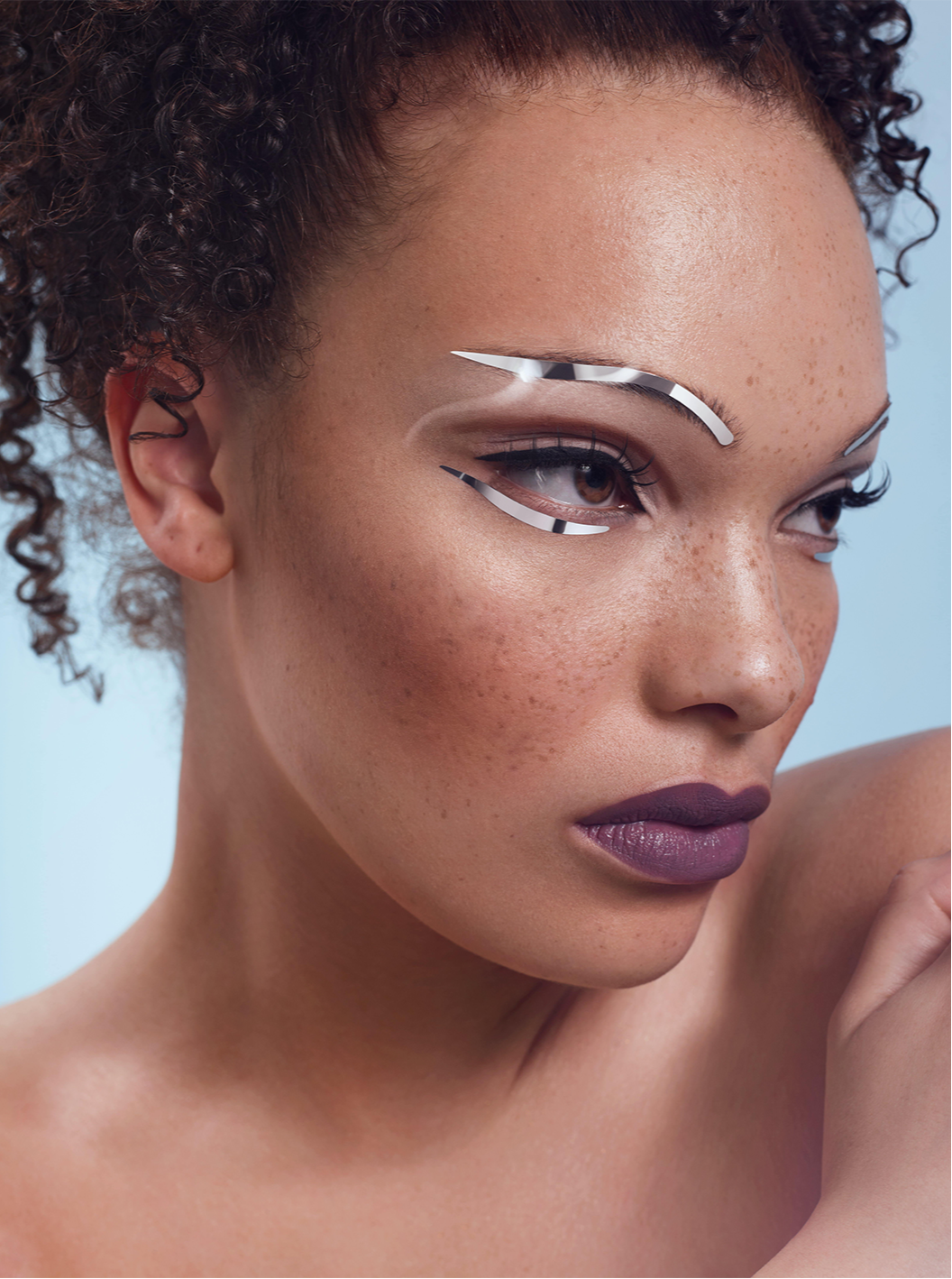 Devotion Liners - Chrome Makeup Stickers - Face Lace x Glisten Cosmetics