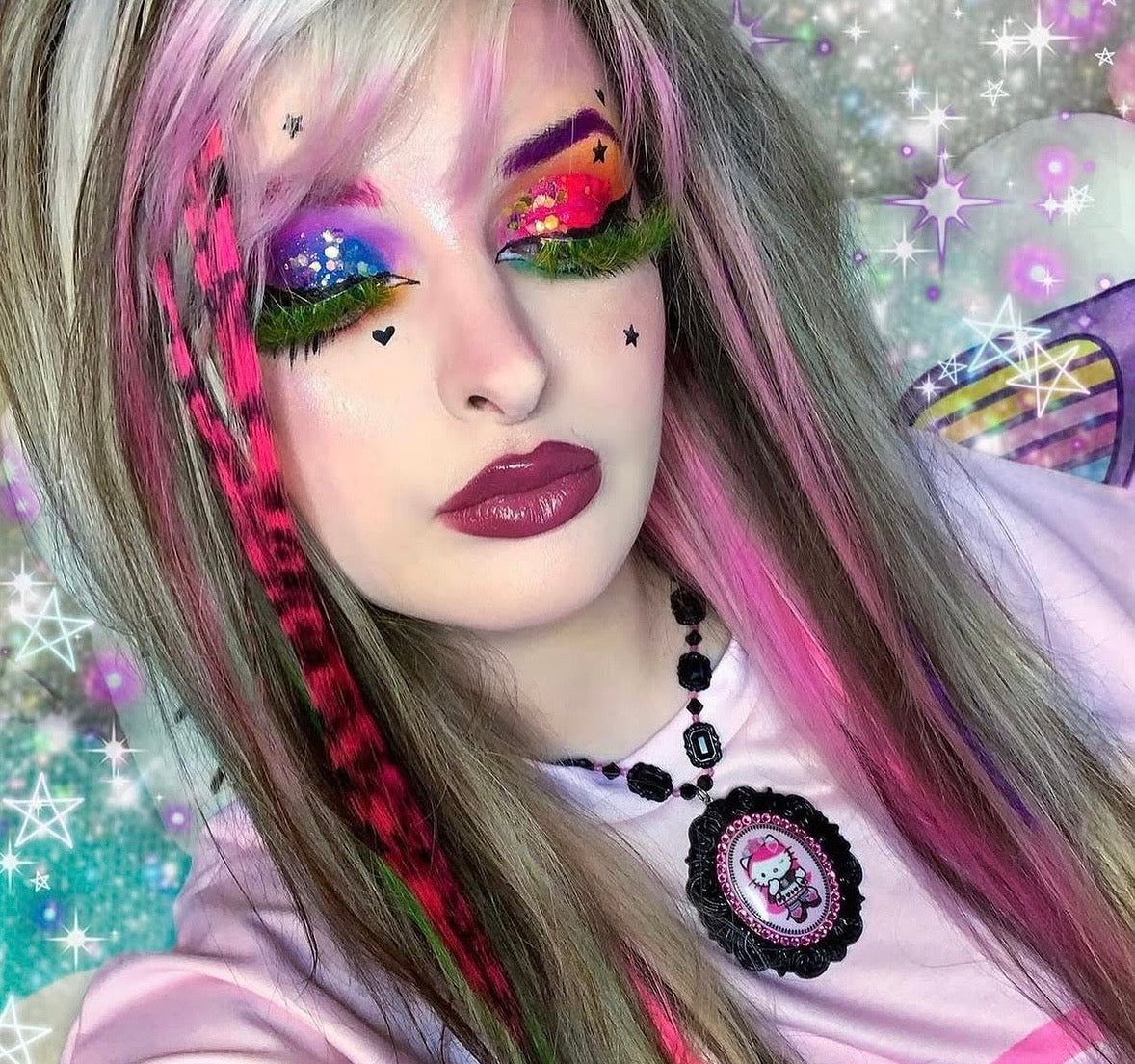 Inked Doll Cosmetics - *LEPRECHAUN* (Green) DreamDoll Color Lashes !