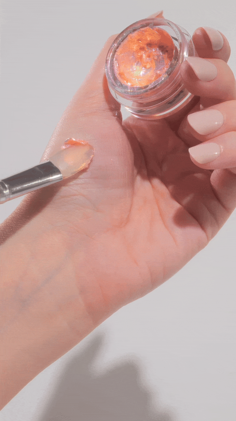 Fairy Chroma Flakes (Peach) - Duochrome Pigment - Glisten Cosmetics