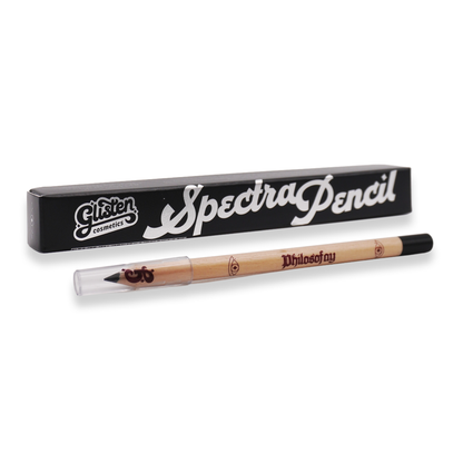 Black Spectra Pencil (Philosofay Packaging)- Colourful Pencil - Glisten Cosmetics X Philosofay