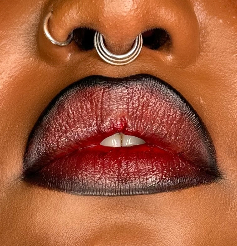 Bitten (Dark Red) Juicy Tint - Lip Tint - Glisten Cosmetics X Philosofay