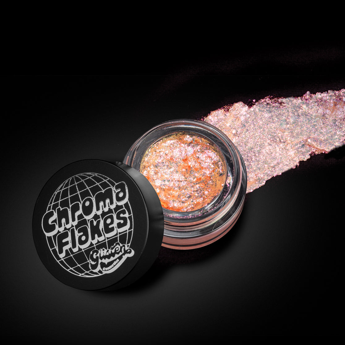 Fairy Chroma Flakes (Peach) - Duochrome Pigment - Glisten Cosmetics