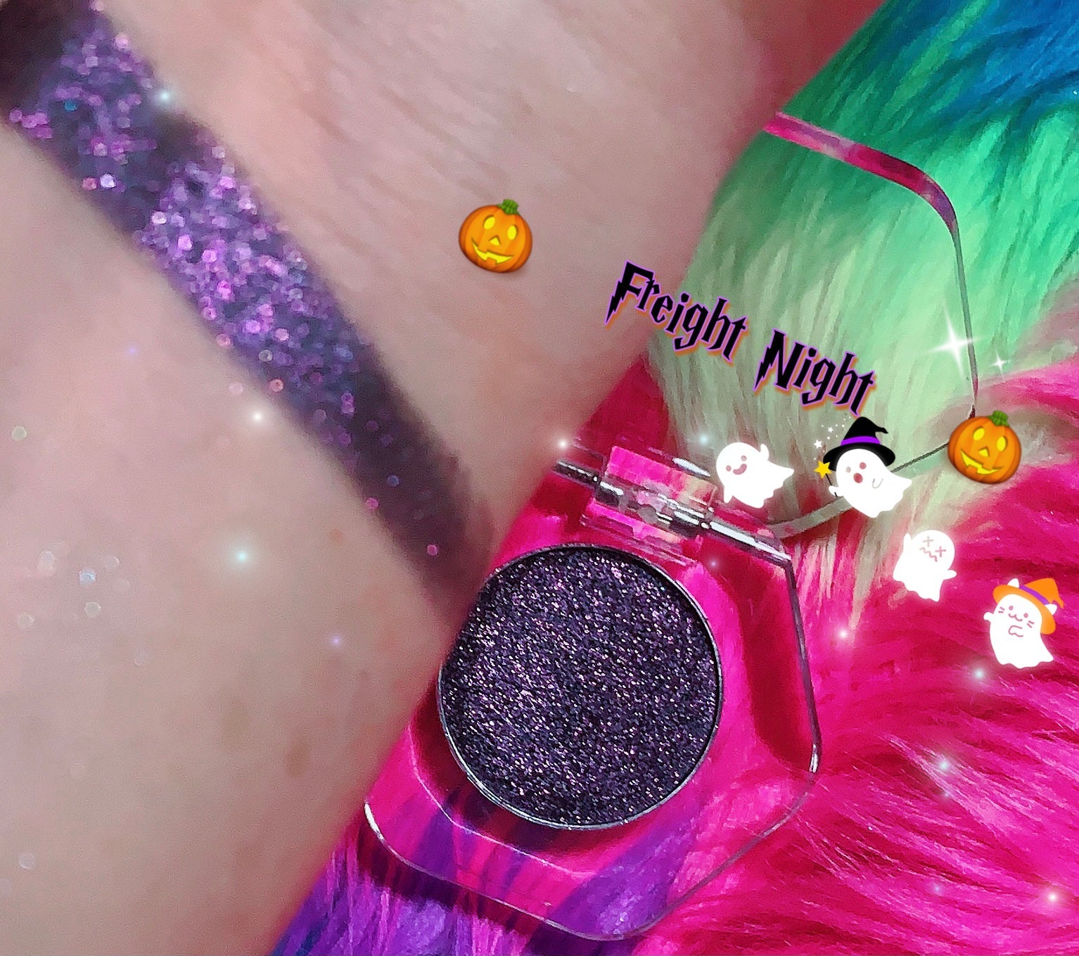 Inked Doll Cosmetics - FREIGHT NIGHT Pressed Duochrome