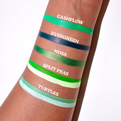 Split Peas (UV Green) Split Liner - Eyeliner - Glisten Cosmetics