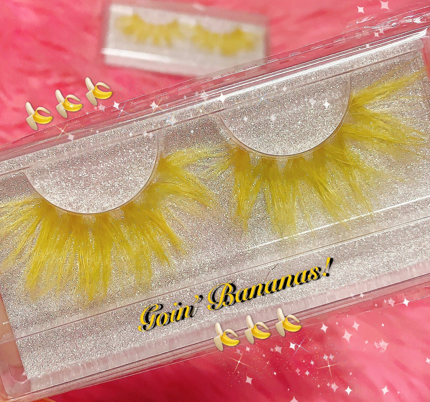 Inked Doll Cosmetics - *GOIN' BANANAS!* (Yellow) DreamDoll Color Lashes !