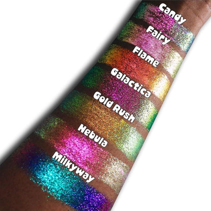 Nebula Chroma Flakes (Purple) - Duochrome Pigment - Glisten Cosmetics