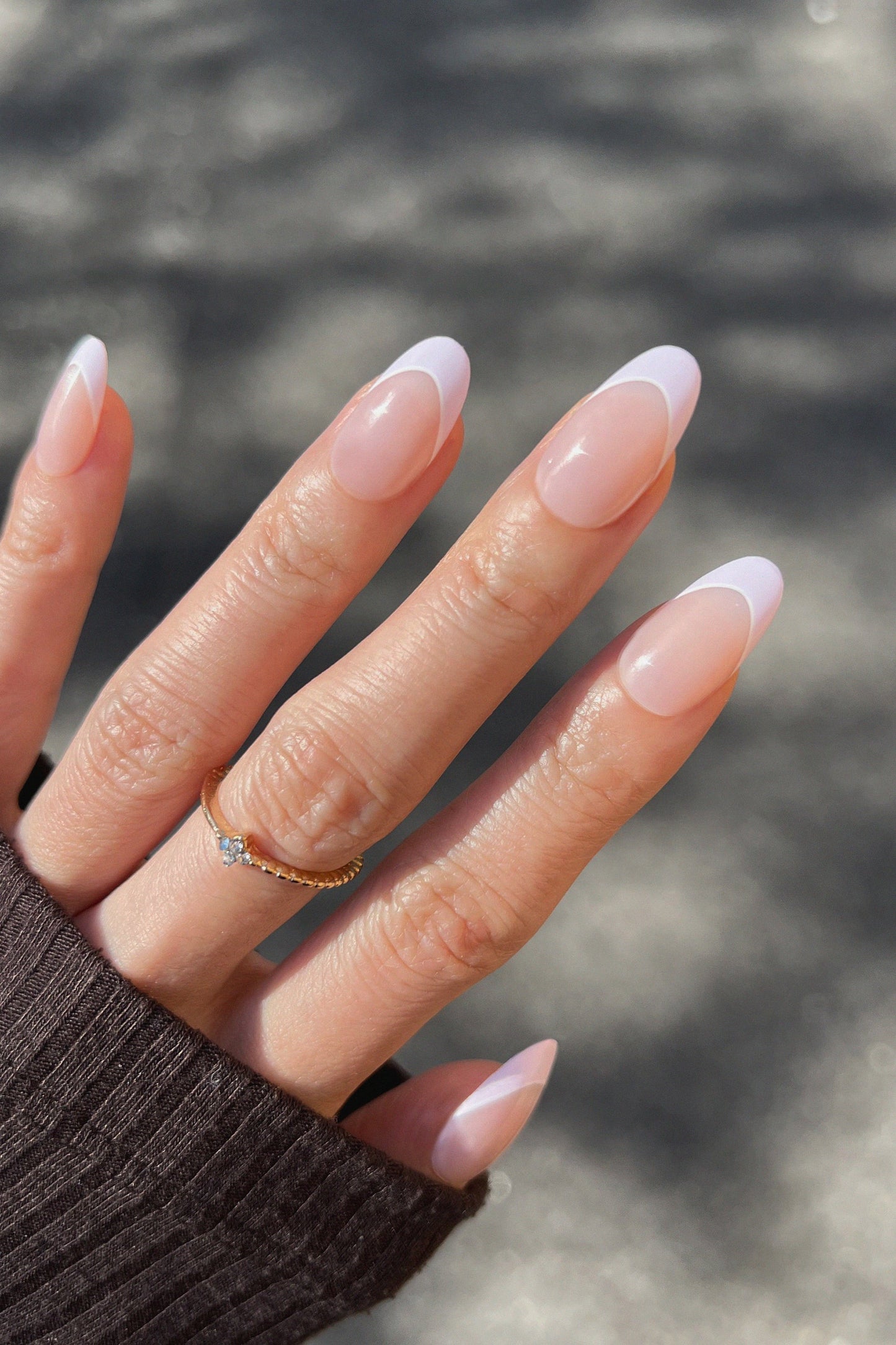 Bonmuz - Lavender Petal Grace | Soft & Durable Press-On Nails
