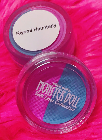 Inked Doll Cosmetics - (HUGE!) Monster Doll KIYOMI HAUNTERLY *UV Neon Pastel* SPLIT LINER/FACE/BODY PAINT