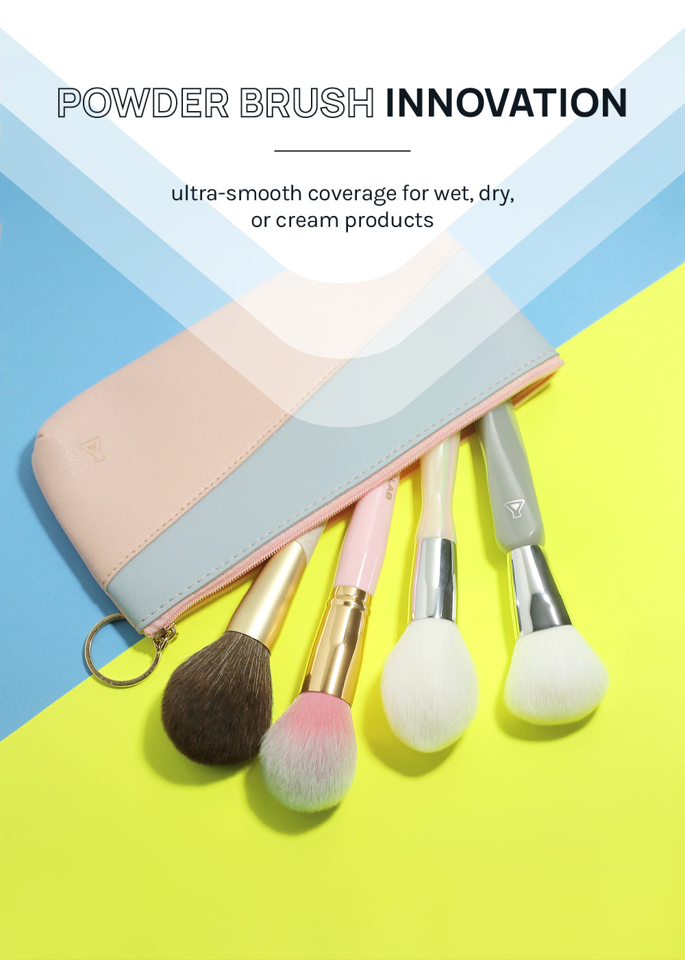 a2o Lab Blush + Bronzer Powder Brush