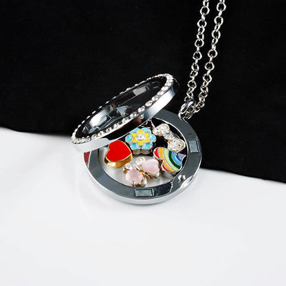 Big White Boot Locket Charm