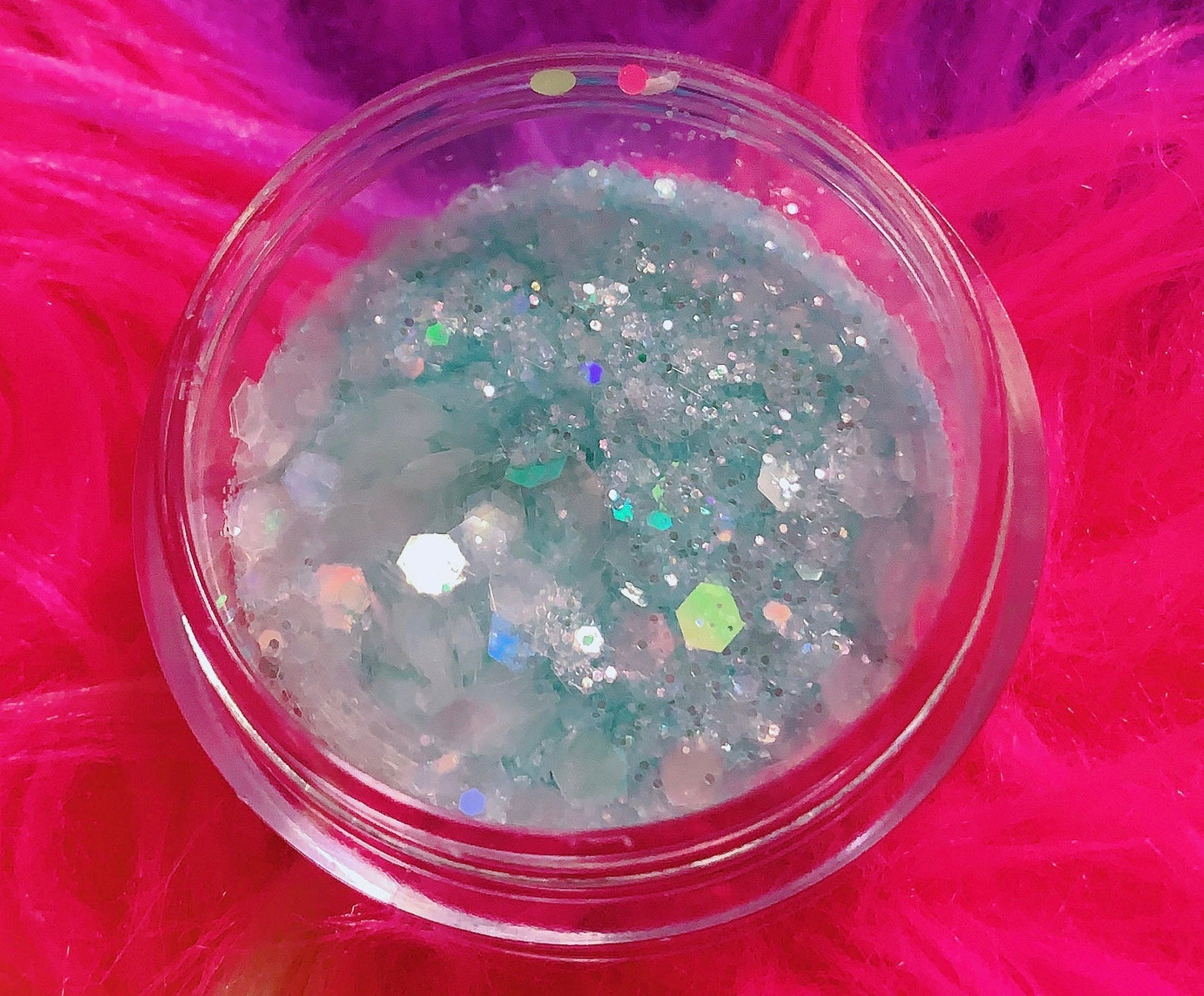 Inked Doll Cosmetics - MINT CRYSTALS Chunky GlamDoll Glitter
