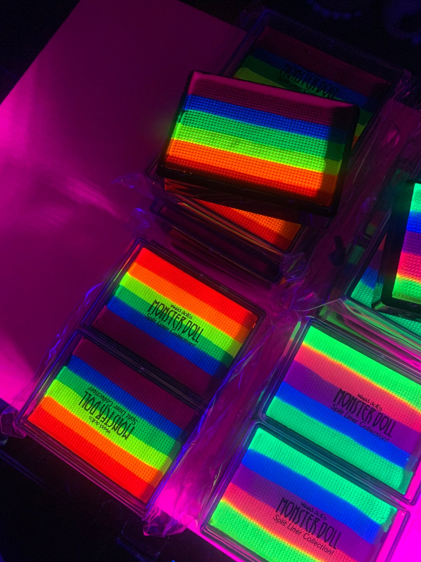 Inked Doll Cosmetics - *UV* NEON AF Pride Striped Wet Liner