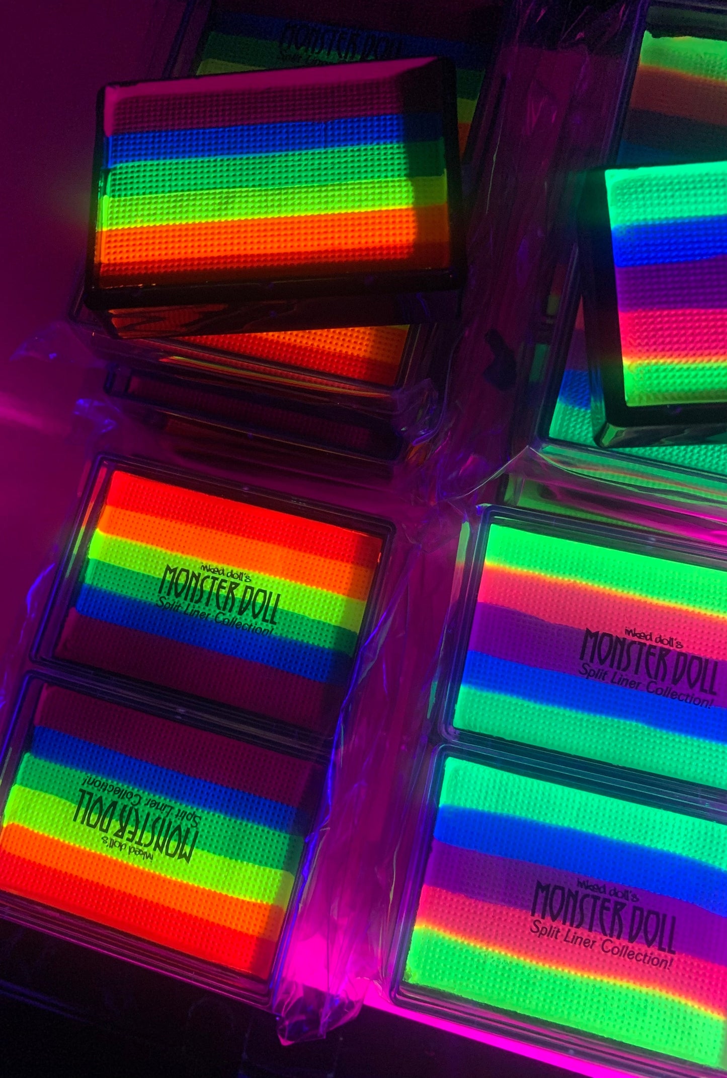Inked Doll Cosmetics - *UV* NEON AF Pride Striped Wet Liner