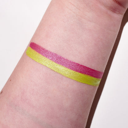 Nerds (Shimmer Pink & Lime Green) Split Liner - Eyeliner - Glisten Cosmetics