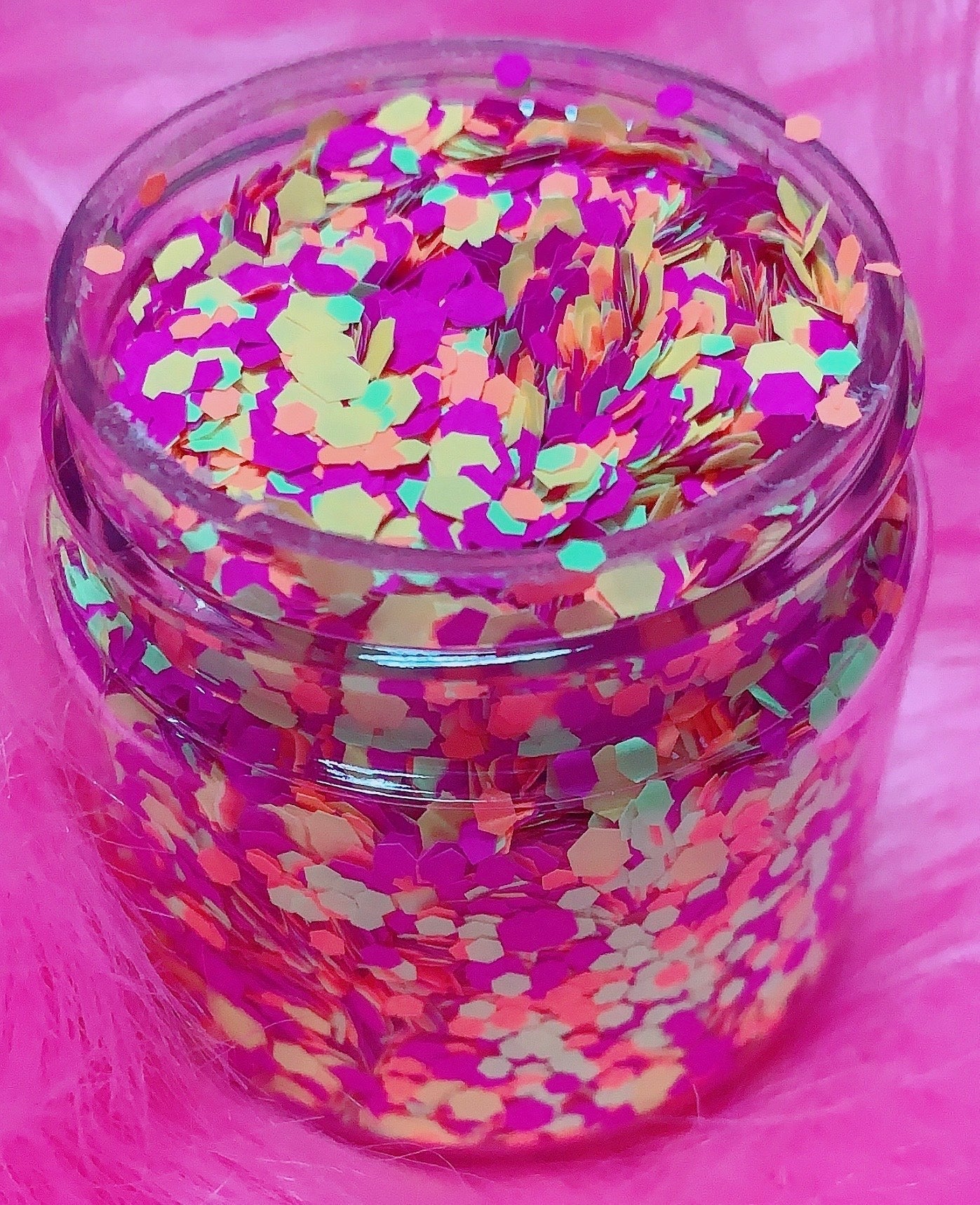 Inked Doll Cosmetics - "NOCTURNAL HORIZON" *UV/BlackLight* Festival FunFetti