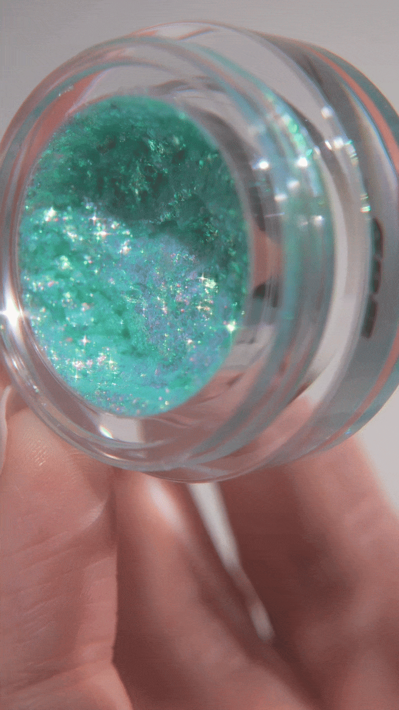 Sea Chroma Flakes (Turquoise) - Duochrome Pigment - Glisten Cosmetics