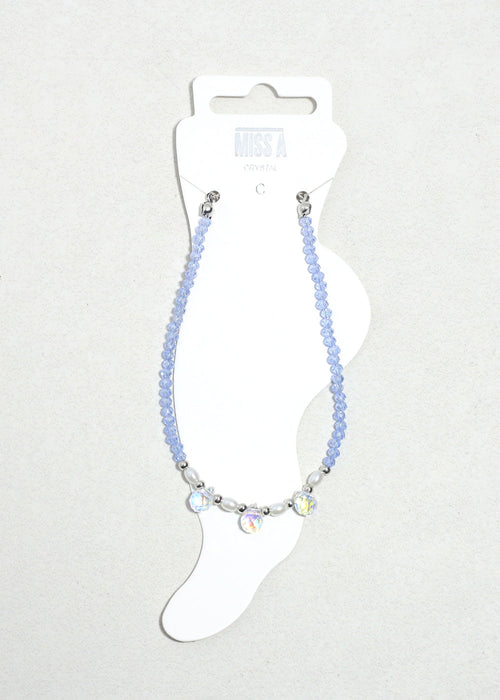 Crystal Breeze Beaded Anklet